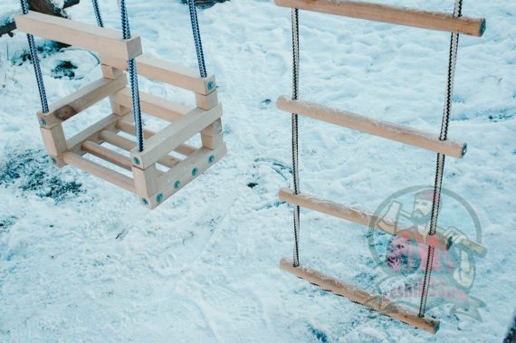 детская деревянная площадка