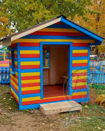 Детский домик для игр "Радуга" без окрашивания